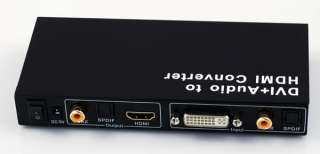 DVI to HDMI Converter SPDIF Coaxial/Toslink Audio NEW  