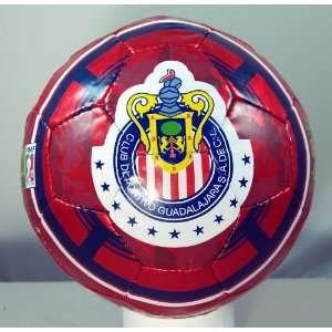    Red Textured with Blue and White Stripes   Guadalajara Club Logo