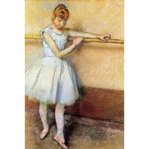  Oil Painting Dancer at the Barre Edgar Degas Hand 