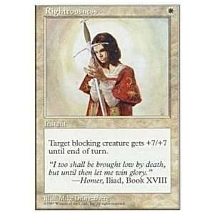  Magic the Gathering   Righteousness   Fifth Edition Toys 