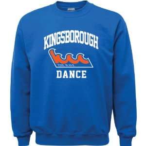   Community College Wave Royal Blue Youth Dance Arch Crewneck Sweatshirt