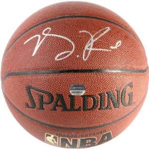  Derrick Rose Chicago Bulls Autographed Spalding Indoor 