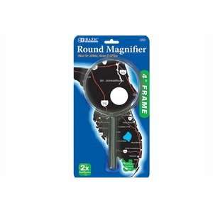   2701 12 Handheld Magnifier (4inch Round) [3 units] (764608027011