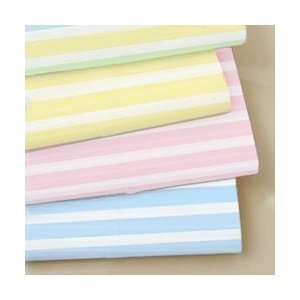 Round Crib Pastel Stripes Sheet