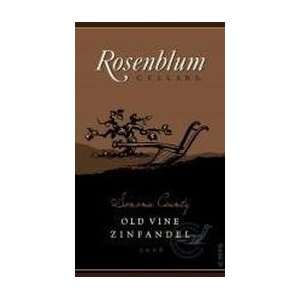  Rosenblum Sonoma Old Vine Zinfandel 750ML Grocery 