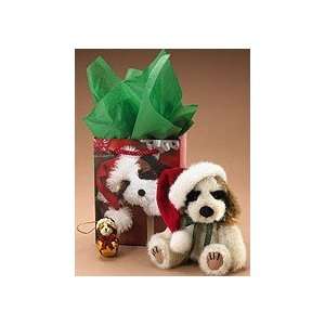  Boyds St Bernard Christmas Dog Bernie Gift Set #573005 