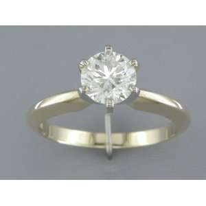  IDEAL CUT EGL CERTIFIED 1.02CT DIAMOND SOLITAIRE RING 