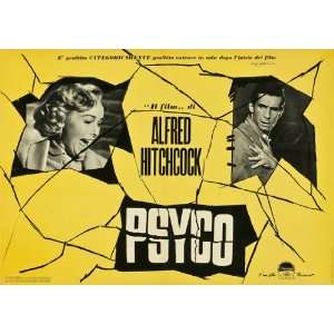  Psycho Poster Movie Italian 27x40