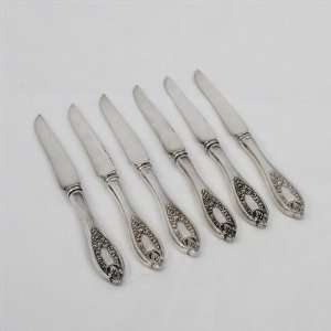 Old Colony by 1847 Rogers, Silverplate Fruit Knives, Set of 6, Hollow 