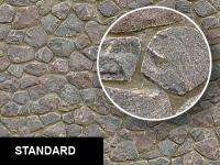 0416 Field Stones Wall Texture Sheet for Dioramas and Model Railroada 