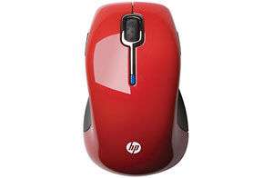 New HP Wireless Comfort Mouse Crimson NK527AA  