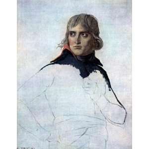   David   24 x 32 inches   Portrait of General Bonaparte
