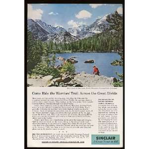   Rocky Mountain Park CO Sinclair Oil Print Ad (11667)