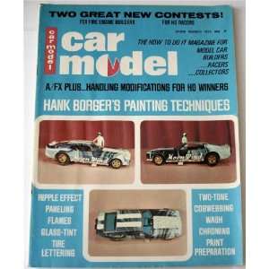  Car Model Magazine March 1972 (Hank Borgers Painting 