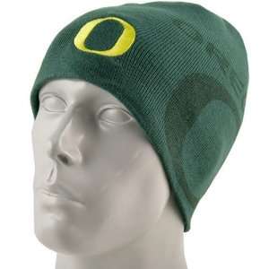  Nike Oregon Ducks Green In The Paint Knit Beanie Cap 