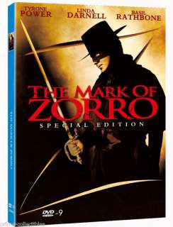1940 Sword Classic Tyrone Power The Mark of Zorro ECO  