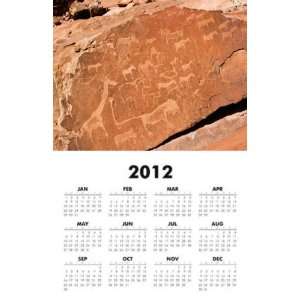  Namibia   Rock Engravings 2012 One Page Wall Calendar 