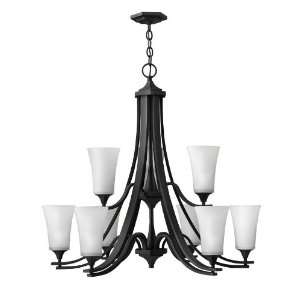 Hinkley Lighting 4639TB Brantley 2 Tier 12  Light Chandelier in Text