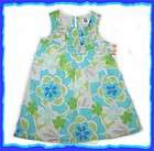 Girls Clothes 12 months CARTERS Blue Green Floral print