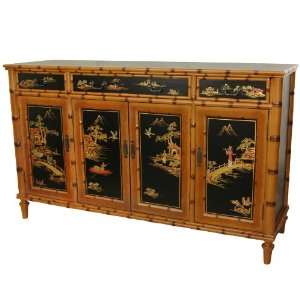 Quality Dining Room Furniture   60 Ching Chinese Lacquer Buffet 