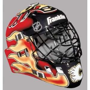    NHL Calgary Flames SX Pro Goalie Face Mask 1000