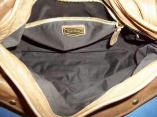MIU MIU Prada Brown MATELASSE LUX Shoulder Bag Handbag Purse  