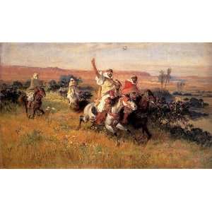 FRAMED oil paintings   Frederick Arthur Bridgman   24 x 14 inches 