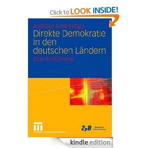 Direkte Demokratie in den deutschen Ländern Eine Einführung (German 