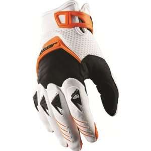 Thor MX Deflector Mens Dirt Bike Motorcycle Gloves   Orange / Large