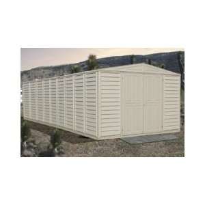   10x23.5 Vinyl Storage Shed with Foundation