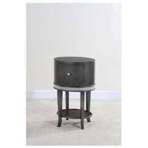  Ultimate Accents Contempo Charcoal Bling End Table