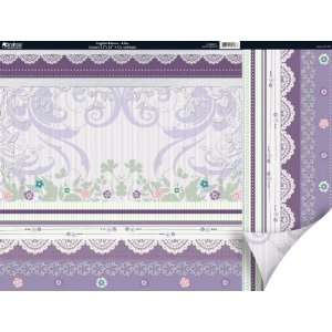  English Riviera 12x12 Double Sided Plus Cardstock Lilac 