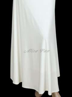 NWT Charming Cream V Neck Formal Prom Gown 09372 US Size 10 