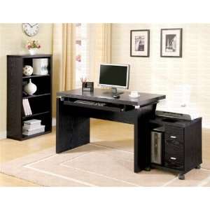  4 Piece Home Office Set in Black Finish   Coaster Co 