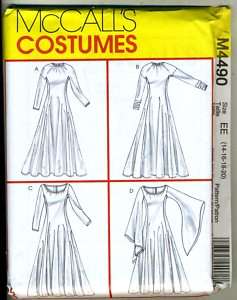 Medieval Princess Style Dress Pattern   Sizes 14 20  