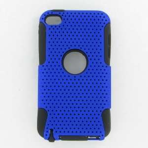   Blue Hybrid Case Black TPU + Blue Net Cell Phones & Accessories