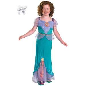   Princess Ariel Dress Up Costume Size 4 6X and Hair Bow Toys & Games