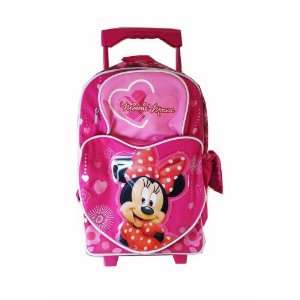  Disney Minnie Mouse Sweet Love   Large 16 Rolling Luggage 