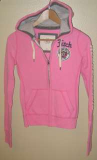 NWT Abercrombie & Fitch Womens Jordan Hoodie Jacket Extra Small Light 