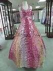 UNIQUE FASHIONS 1071 Jade Size 6 GIRLS NATIONAL PAGEANT GOWN GLITZY 