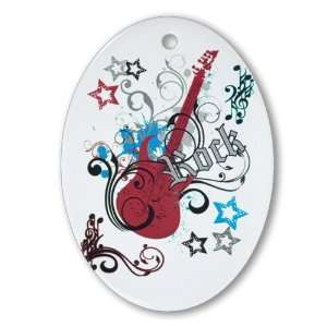  Ornament (Oval) Rock Guitar Music 