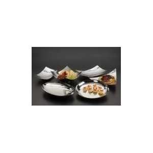   MD16 16 Stainless Steel Round Muddled Platter