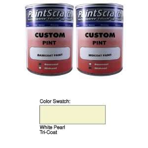  1 Pint Can of White Pearl Tri Coat Touch Up Paint for 2002 