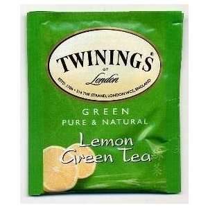 Twinings of London Lemon Green Tea (Box of 20)  Grocery 