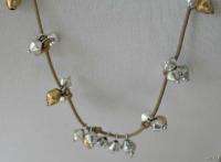 Lucky Brand Summer Beads Beaded Silver Gold Tone Necks Necklace Long 