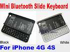 Color Mini Bluetooth Slide Keyboard Hard Case For iPhone 4G 4S 4GS