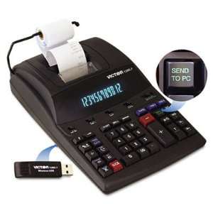  Victor 1280 7 Two Color Printing Calculator w/USB VCT12807 