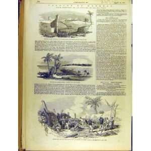  Capture Moultan Mundee Awa 32Nd Foot Cannon Old Print 