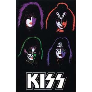  Kiss Blacklight Poster   22 x 34