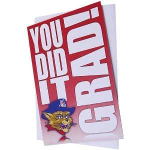   NCAA Arizona Wildcats Team Mascot Graduation Card
